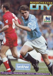 Manchester City v Crystal Palace 1992/93